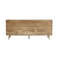 thumbnail image 6 of LuxenHome Natural Oak Manufactured Wood 4-Door 71.1-Inch Wide Sideboard Cabinet, 6 of 7
