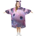 thumbnail image 5 of BZSMCE Wearable Blanket Hoodie Fashion Dreamy Pink Axolotl Home Wear, 5 of 7