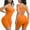 Orange, variant on Viluyesy Womens Shapewear Bodysuit, Tight Fit Tummy Control Seamless Shaper Bra Butt Lifter Yoga Trainer Jumpsuit Hot Pink M