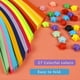 thumbnail image 4 of 1350 Hojas de Tiras de Papel de Estrella, 27 Colores Surtidos, Papel de Estrella Lucky Wish, Papel de Estrella de Doble Cara para Niños y Adultos, 4 of 6
