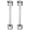 Silver Tone, variant on Watch Screw Tube Rod Stainless Steel Strap Pins Silver Tone 20mm