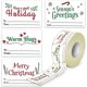 thumbnail image 5 of 2026 Rolls stickers Christmas parties decorations gifts collection stickers white stickers labels, 5 of 5