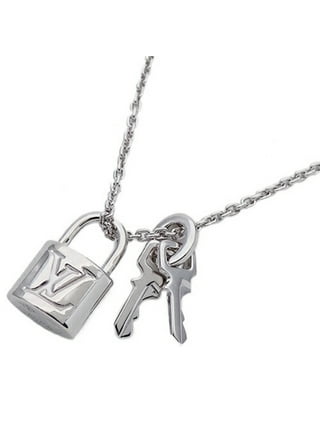 Louis Vuitton Bracelet Chain Monogram M Size 16.5cm Silver Metal M00308