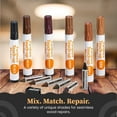 thumbnail image 5 of Katzco Wood Furniture Repair Kit - Set of 13 Wood Markers and Wax Sticks - Furniture Scratch Repair - Wood Floor Scratch Remover - Table and Desk Cover-Up - Furniture Crayon for Scratch, 5 of 9