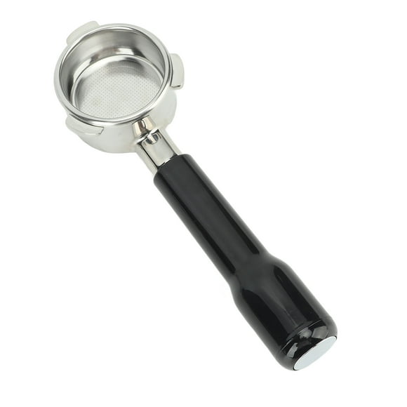 Bottomless Portafilter 54mm Stainless Steel 3 Ears Coffee Portafilter for Breville 8 Type C2 Black Plastic
