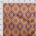 thumbnail image 3 of oneOone Georgette Viscose Maroon Fabric Tribal Sewing Craft Projects Fabric Prints By Yard 42 Inch Wide, 3 of 4