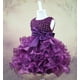 thumbnail image 2 of Vestido de princesa con flores para niña, vestido de bebé con lazo y cuentas, vestido de novia para niña de las flores, minifalda, 2 of 6