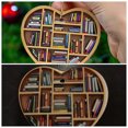 thumbnail image 1 of Colgante De Estantería Colgante de etiqueta de librería en forma de corazón, ornamento de bibliotecario de fiesta para el bolso del coche del hogar Likrtyny Libre de BPA, 1 of 9