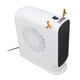 thumbnail image 2 of Calentador de aire de 500W ABS calor instantáneo desviación de aire de 360 ​​grados protección de apagado doble calentador de espacio para el hogar EU 220V, 2 of 10