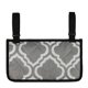 thumbnail image 3 of Bolsa de almacenamiento para silla de ruedas Vin Rouge, bolsa para silla de ruedas, bolsa de almacenamiento para reposabrazos colgante con tiras reflectantes para andadores, scooters de movilidad, 3 of 5