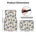 thumbnail image 5 of Naloa Snake Car Foot Mat Set of 4 Pieces - Universal Floor Liner Neoprene Full Set Floor Mats for Cars Trucks SUV, 5 of 7