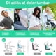 thumbnail image 4 of Soporte Lumbar para Silla de Oficina con Gel Cojin para Coxis y Ciatica Ergonomico Almohada Lumbar para Asiento Automovil Cushion de Respaldo Ortopédica Espuma con Memoria Aliviar Dolor de Espalda, 4 of 8