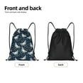 thumbnail image 5 of Kdxio Glowing Butterfly Print Drawstring Backpack Bag,Waterproof Draw String Back Sack, Gym Drawstring Bags Swim Bag For Unisex, 5 of 9