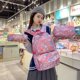 thumbnail image 2 of Mochila Escolar TUNC con Juego de Lonchera Rosa Estrella, 2 of 5