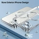 Supershield iPhone 15 Pro Coque Luxe Sans Fil Magsafe Magnétique de Charge Électrodéposition Housse iPhone 15 Pro - Argent – image 4 sur 6
