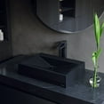 thumbnail image 2 of Karran Usa SQS100WH Sternhagen 24-1/4" Rectangular Quartz Composite Vessel Bathroom Sink -, 2 of 5