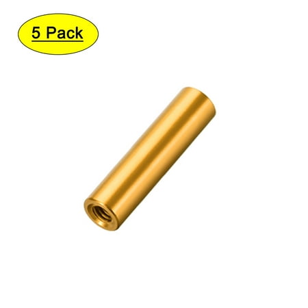 

M3x20mm Round Aluminum Standoff Column Spacer Female Golden Tone for FPV Quadcopter RC Multirotors Parts DIY 5 Pcs