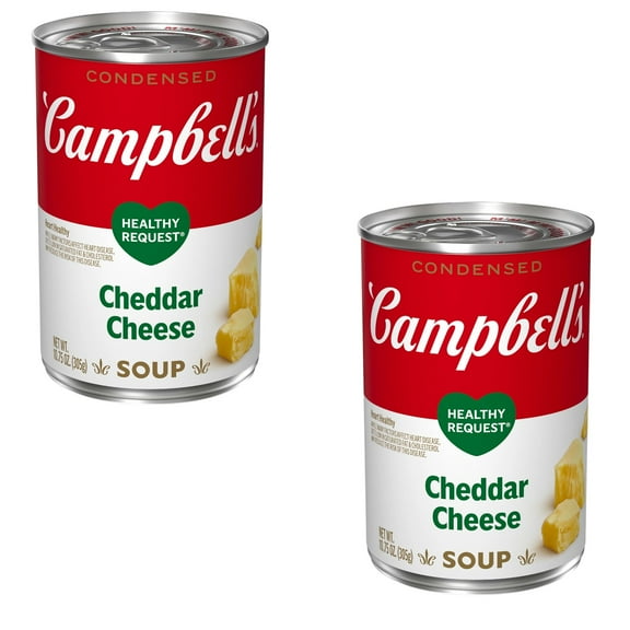 ( 2 Pack ) Campbell’s Condensed Healthy Request Cheddar Cheese Soup, 10.5 Ounce Can