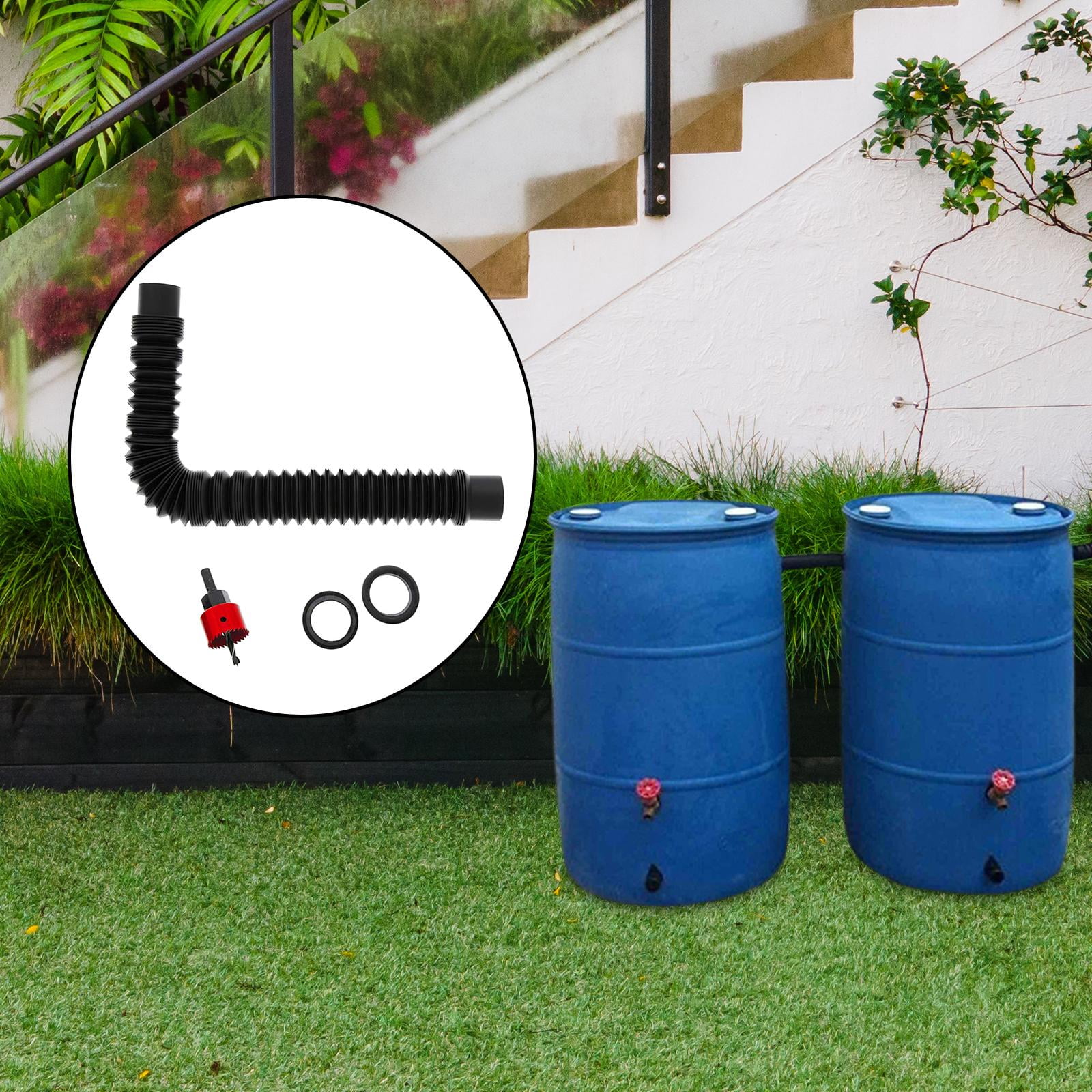 Rainwater Collector System Rainwater Diverter Easy to Install Connector Rainwater Bucket Diverter Rain Bucket Connector for Landscape