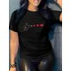 thumbnail image 1 of Short Sleeve Women's Casual Athletic T-Shirt, Graphic Heart Print, Round Neck for Summer & Spring Fashion, 1 of 6
