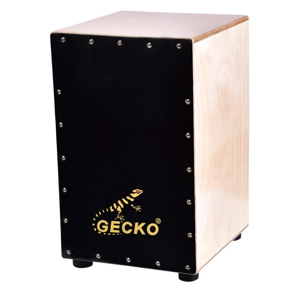 Lv. life GECKO Percussion Cajon Box Drum Internal Metal Strings Wooden
