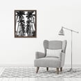 thumbnail image 2 of Americanflat 22x28 Poster Frame in Mahogany - Composite Wood with Polished Plexiglass - Horizontal and Vertical Formats for Wall with Included Hanging Hardware, 2 of 4