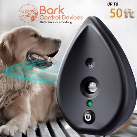 GJX Anti Barking Device for Dogs, 50ft Ultrasonic Bark Deterrent, 3 Modes, Electronic Dog Whistle