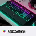thumbnail image 4 of SteelSeries Apex 5 Mechanical Gaming Keyboard with Per-key RGB Illumination and OLED Smart Display, 4 of 14