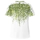 thumbnail image 5 of ICHUANYI Clearance Women Ladies Printing Short Sleeve Round Neck Pullover Lace Tops Blouse(Green, XL) ICHUANYI WER2023080700529, 5 of 5