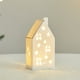 thumbnail image 4 of Casita De Cerámica Adorno navideño luminoso de cerámica con forma de ciervo, muñeco de nieve y anciano, 15 x 7 cm, para decoración de mesa navideña, 1 unidad Rkxzt, 4 of 9