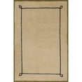 thumbnail image 6 of Rugs USA x Nate Berkus Serge Bordered Wool Cozy Area Rug, 2' 6" x 8', Runner, Serge Tan, 6 of 7