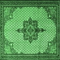 thumbnail image 1 of Ahgly Company Indoor Square Persian Emerald Green Traditional Area Rugs, 6' Square, 1 of 4