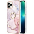 thumbnail image 6 of Slim Fit Phone Case for iPhone 15 Pro Max,Shiny Ring Kickstand Case for Girls,Camera and Screen Protection Cover for iPhone 15 Pro Max (6.7 in.),ZHDD Green, 6 of 8