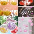 thumbnail image 4 of Adornos navideños, bola de plástico transparente con cuerda, rellenable para decoración navideña, de bodas, fiestas y festividades, 4 of 6