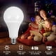 thumbnail image 3 of Pack de 6 Focos Recargables para Casa, 6500K, 9W, E27, 100-240 Volts, 800 lumens, Focos Led luz Blanca, Foco LED de Emergencia Portátil, para Apagones, Acampadas al aire libre, Huracanes, 3 of 3