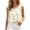 Z65 Beige, variant on Womens Square Neck Lace Crochet Blouse Sleeveless Ruffle Embroidery Crop Top Elegant Flowy Summer Boho Pleated Shirt for Beach Vacation White,S
