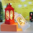 thumbnail image 5 of Christmas Snowman Lantern Candle Holder, Decorative LED Night Light for Tabletop, Festive Holiday Accent for Seniors and Christmas Décor, 5 of 10