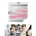 thumbnail image 4 of Pink Gray White Cloth Napkins Set of 8 Reusable Dinner Napkins, Contemporary Simple Abstract Mottled Cocktail Napkin Washable Table Napkins for Wedding/Holiday Party/Baby Shower 20"x20", 4 of 7