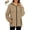Khaki-A, variant on Rosvigor Women Lightweight Jackets Waterproof Hooded Raincoat Packable Hiking Windbreaker Rain Jacket With Pockets