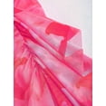 thumbnail image 4 of Elegant Floral All-Over Print Tube Dress for Women, Summer Strapless Midi Dress, 4 of 5