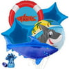 Shark Party Balloon Bouquet Kit