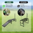 thumbnail image 3 of WZTO Goat Milking Stand Metal Sheep Milking Stand 330Lbs Capacity Livestock Sheep Stand Trimming Stand with Headpiece Nose Loop for Sheep Lambs Goats innate, 3 of 9