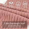 thumbnail image 4 of FZ FANTASTIC ZONE Womens Winter Beanie Hats Scarf Touchscreen Gloves Set Fleece Lined Knit Skull Caps Long Scarves for Women Men, 4 of 8