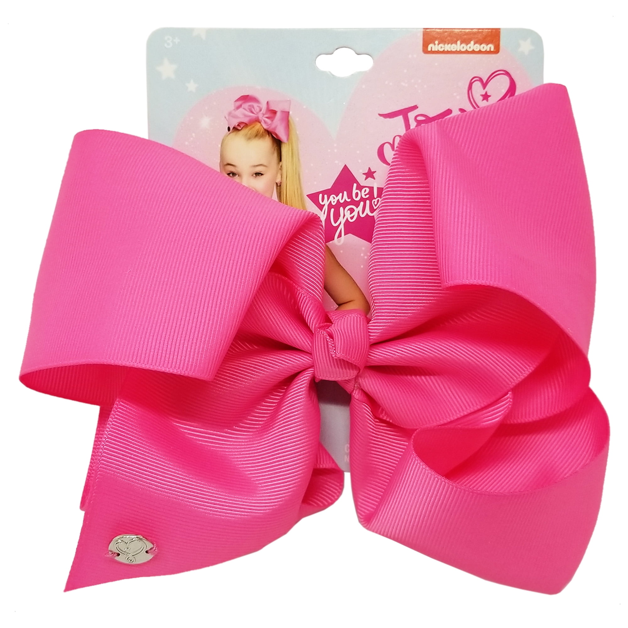 JoJo Siwa - Signature Collection Large Pink Cheer Hair Bow Clip