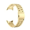 thumbnail image 1 of Buckle Bracelet Watchband Wristband Stainless Steel Metal Replacement Strap GOLD, 1 of 8