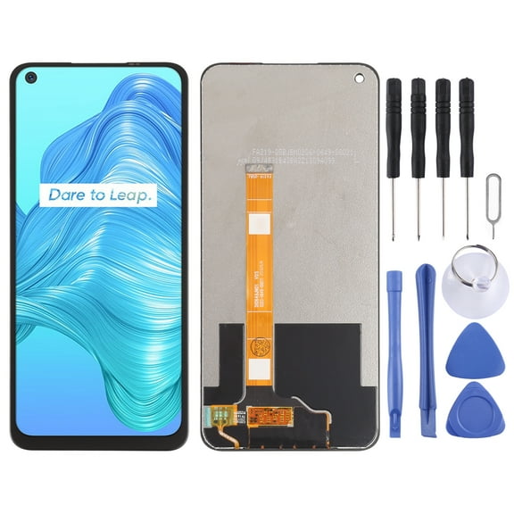 Cellphone Spare Parts  LCD Screen and Digitizer Full Assembly for OPPO Realme V5 5G