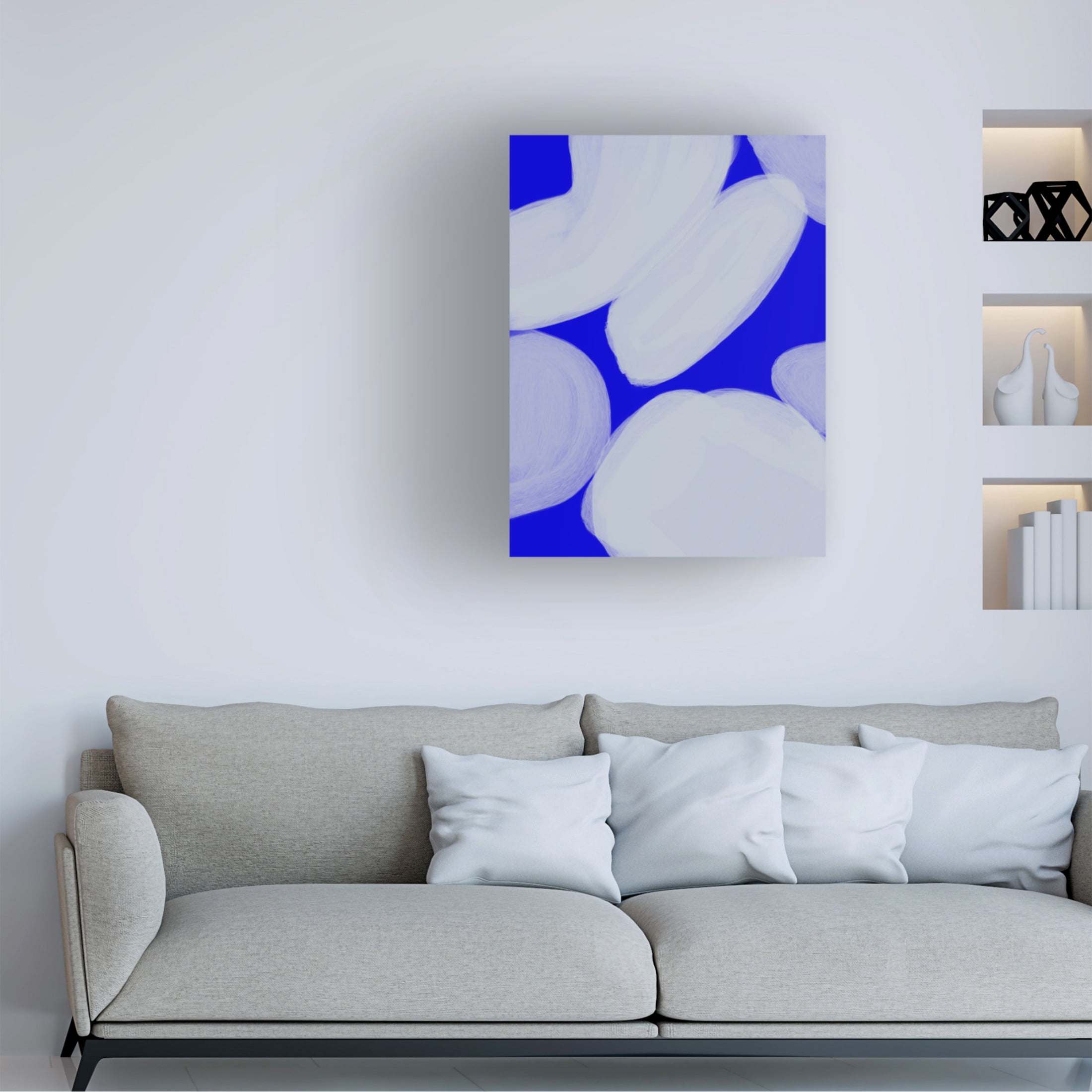 Trademark Fine Art Yopie Studio Cobalt III Canvas Wall Art