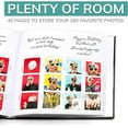 thumbnail image 6 of pbf Scrapbook Photo Album, Guest Book with Photo Insert, Black Scrapbook with Plastic Sleeves & Black Pages, Scrapbook Album for 2x6 Photo Strips, Memory Book, Wedding Scrapbook, 6 of 6