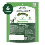 Greenies Original Flavor Adult Natural Dental Dog Treats Large Size, 6 oz Pack (4 Count)