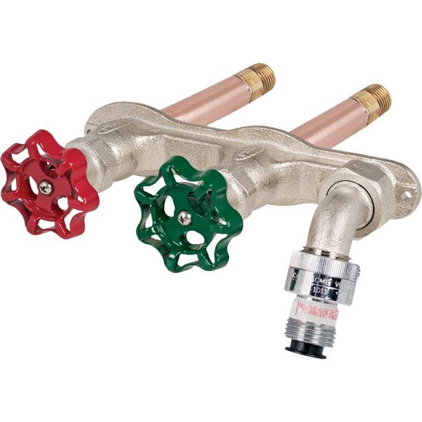 Prier Products C108X10 1/2" Crimp Pex HandleOperated Hot And Cold